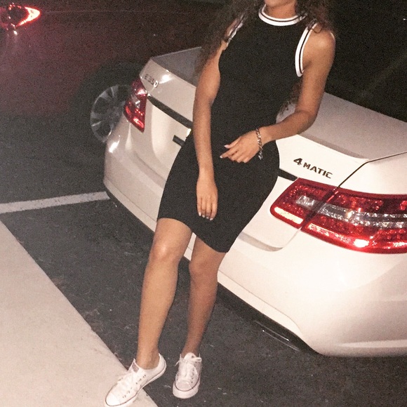 Bodycon Dress black One Clothing fitted jersey - Picture 2 of 8